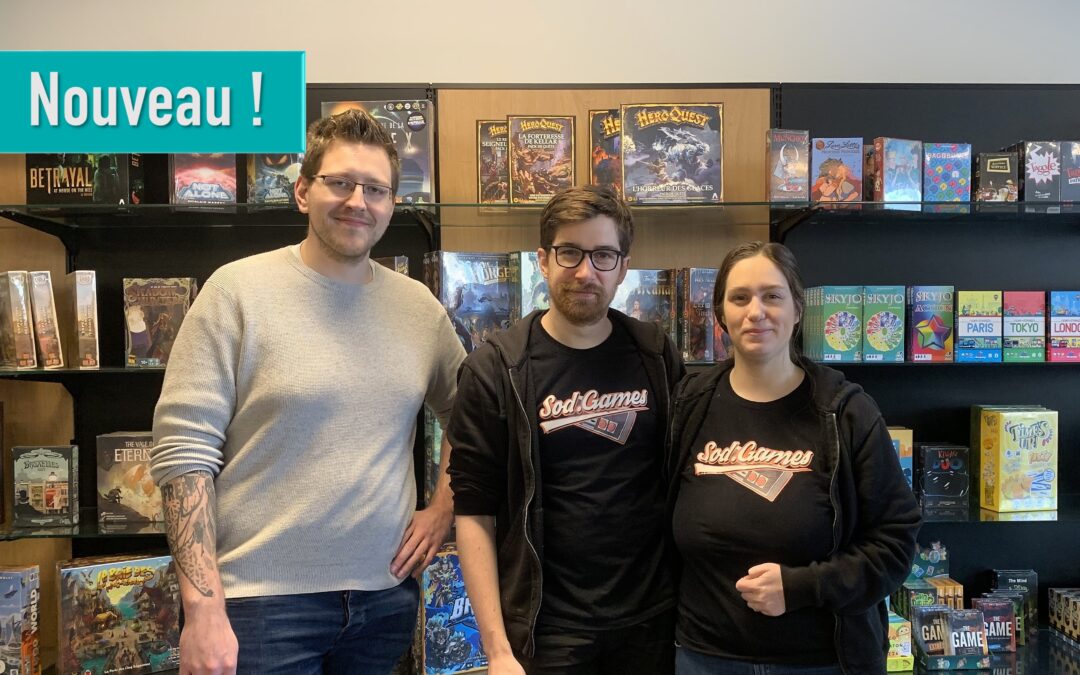 L’enseigne SOD Games débarque à Andenne : un nouvel espace dédié aux jeux de société et fans de culture geek !